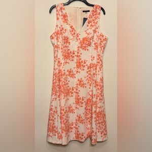 Tommy Hilfiger V-Neck Sleeveless Fit and Flare Dress for Wedding Size 12 NWT